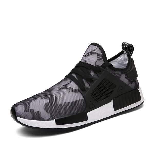Men Fashion Camouflage Sneakers Gray Men's Shoes - Tophatter Daily Deals
