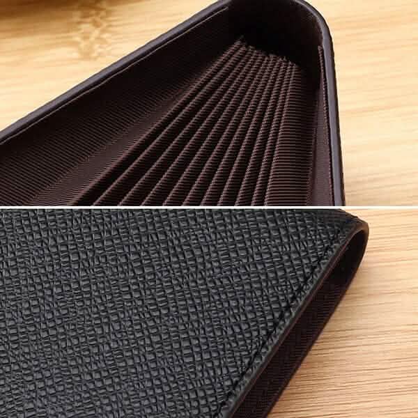 Men Faux Leather 10 Card Slots Coins Bag Wallet Handbags & Wallets - Tophatter Daily Deals