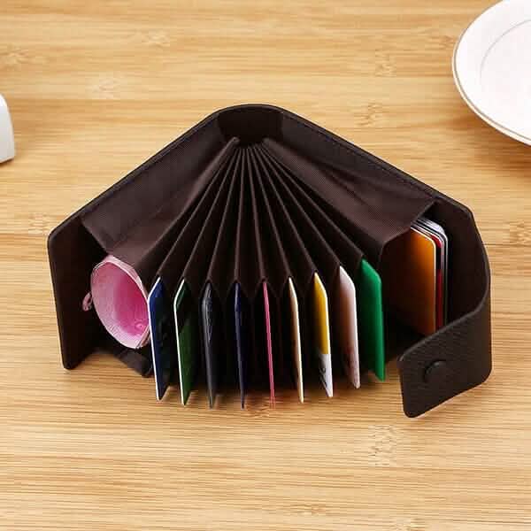 Men Faux Leather 10 Card Slots Coins Bag Wallet Handbags & Wallets - Tophatter Daily Deals