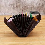 Men Faux Leather 10 Card Slots Coins Bag Wallet Handbags & Wallets - Tophatter Daily Deals