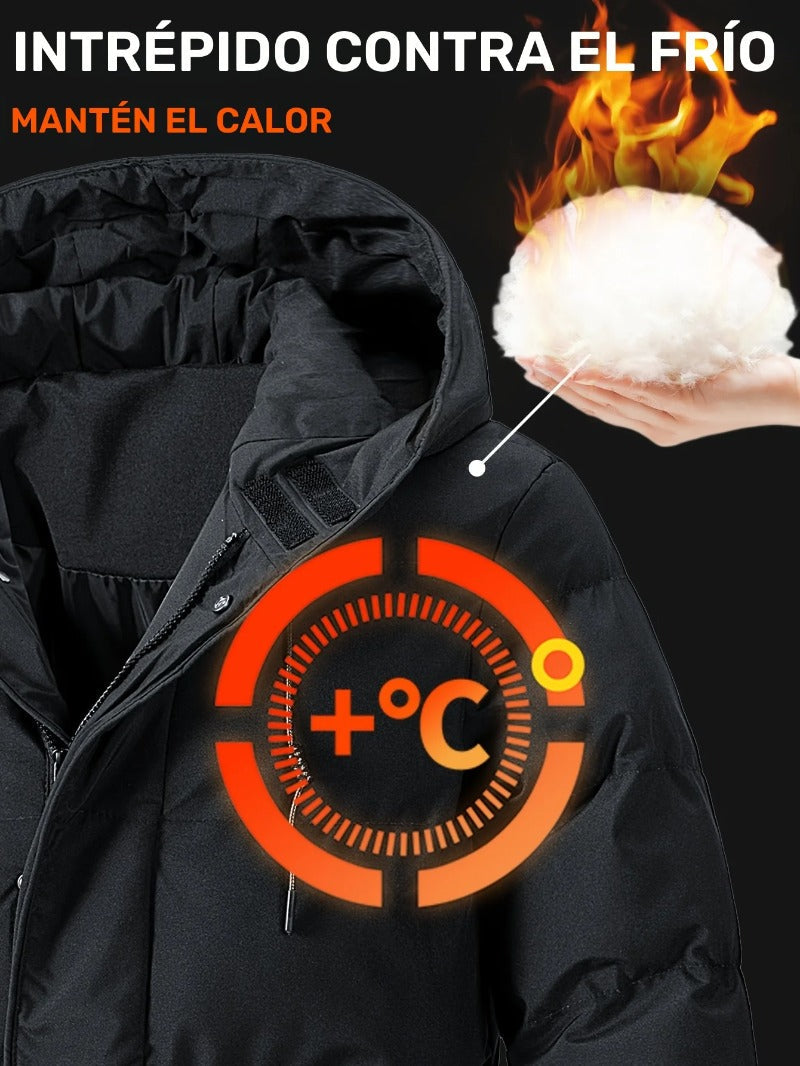 Men Heavyweight Winter Coat Hooded Long Formality Men Jackets - Tophatter Daily Deals