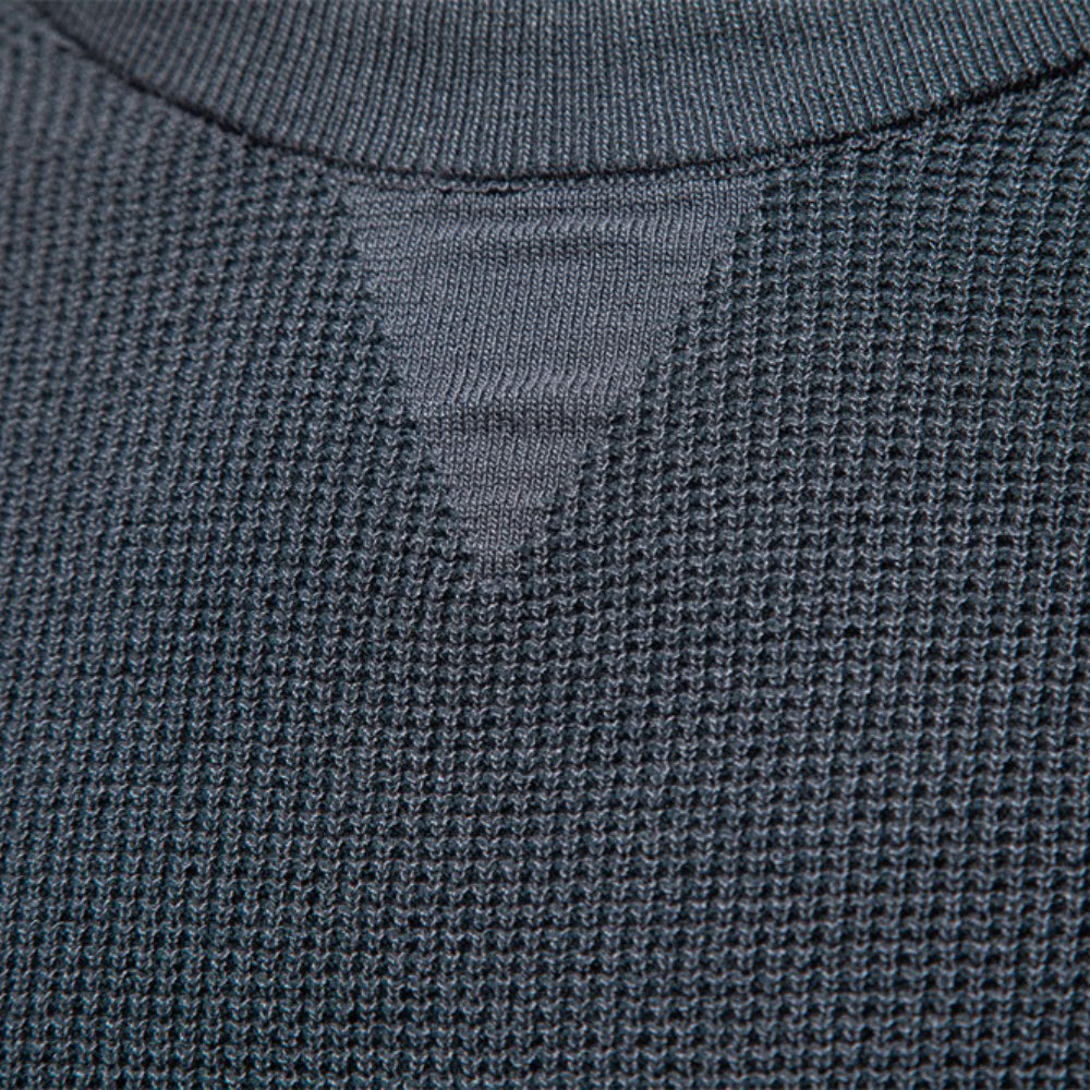 Men Henley Collar Polo Shirt Raglan Sleeve Cloth Men's Clothing - Tophatter Daily Deals