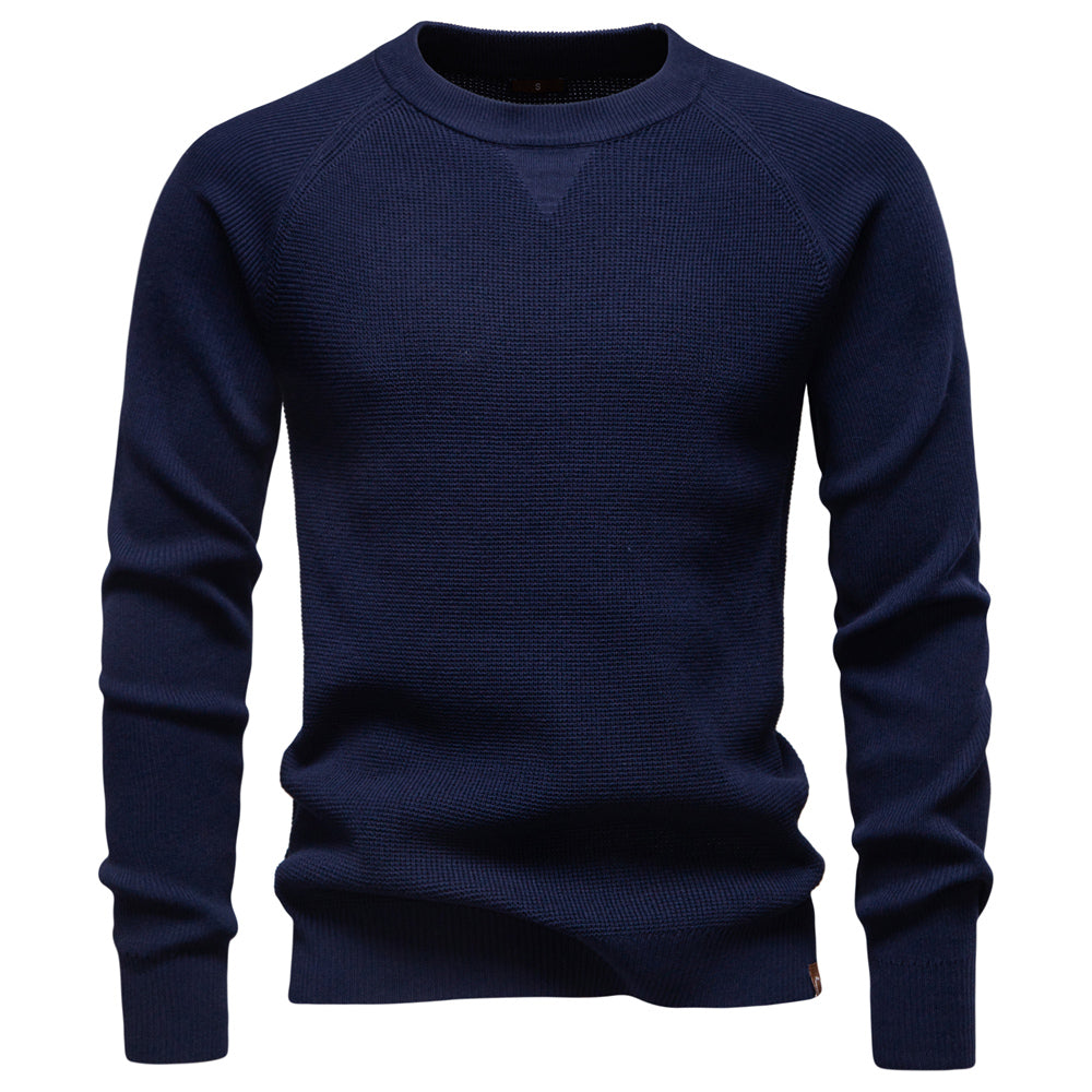 Men Henley Collar Polo Shirt Raglan Sleeve Cloth Navy Blue Men's Clothing - Tophatter Daily Deals