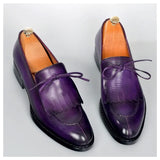 Men Leather Slip On Shoes Loafers - Tophatter Daily Deals