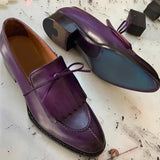 Men Leather Slip On Shoes Loafers - Tophatter Daily Deals