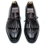 Men Leather Slip On Shoes Loafers - Tophatter Daily Deals