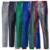 Men Luxurious Sequin Checkered Suit Pants Pants - Tophatter Daily Deals