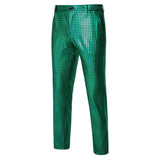 Men Luxurious Sequin Checkered Suit Pants Pants - Tophatter Daily Deals