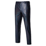 Men Luxurious Sequin Checkered Suit Pants Black Pants - Tophatter Daily Deals