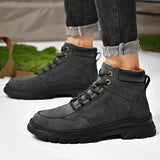 Men Outdoor Black Sport Boots Men Shoes - Tophatter Daily Deals