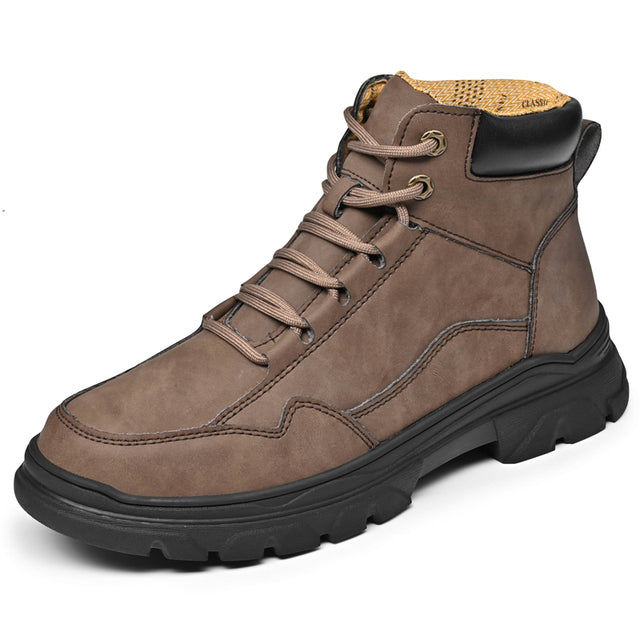 Men Outdoor Black Sport Boots Coffee Men Shoes - Tophatter Daily Deals