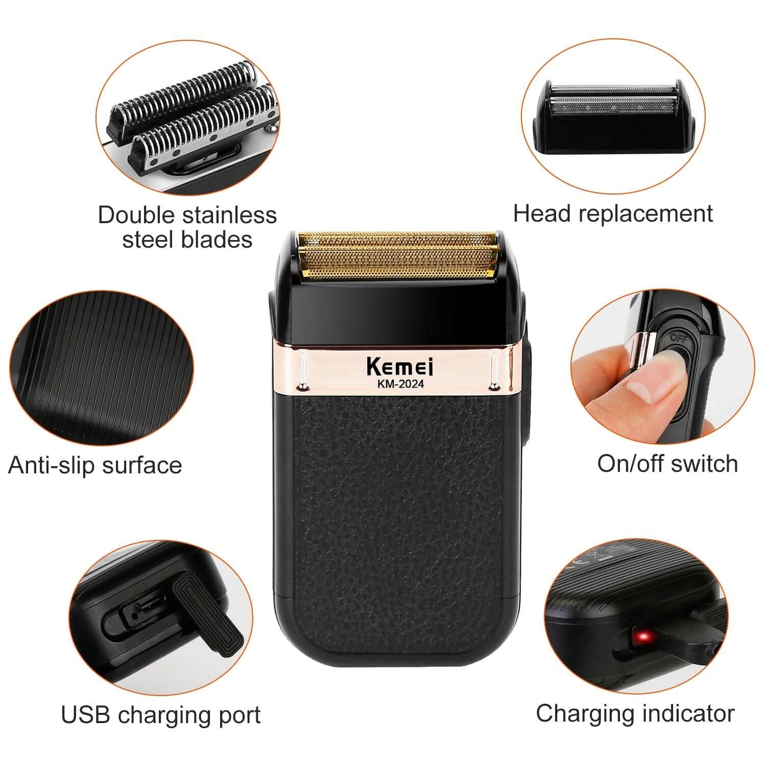 Men Rechargeable Cordless Beard Trimmer Grooming Kit Men's Grooming - Tophatter Daily Deals