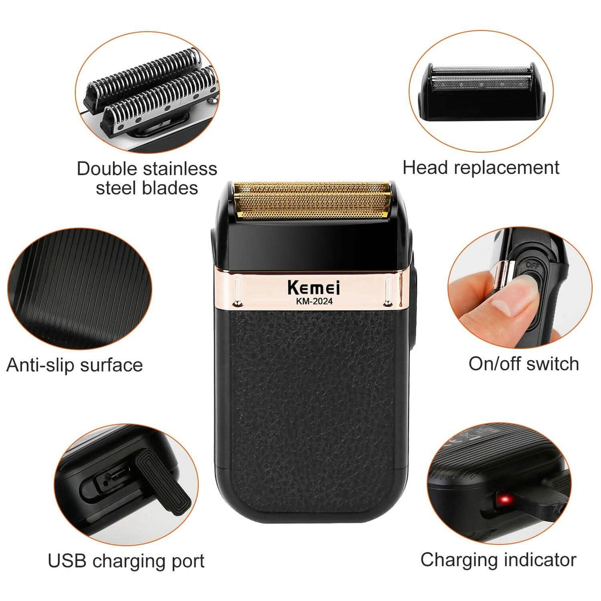 Men Rechargeable Cordless Beard Trimmer Grooming Kit Men's Grooming - Tophatter Daily Deals