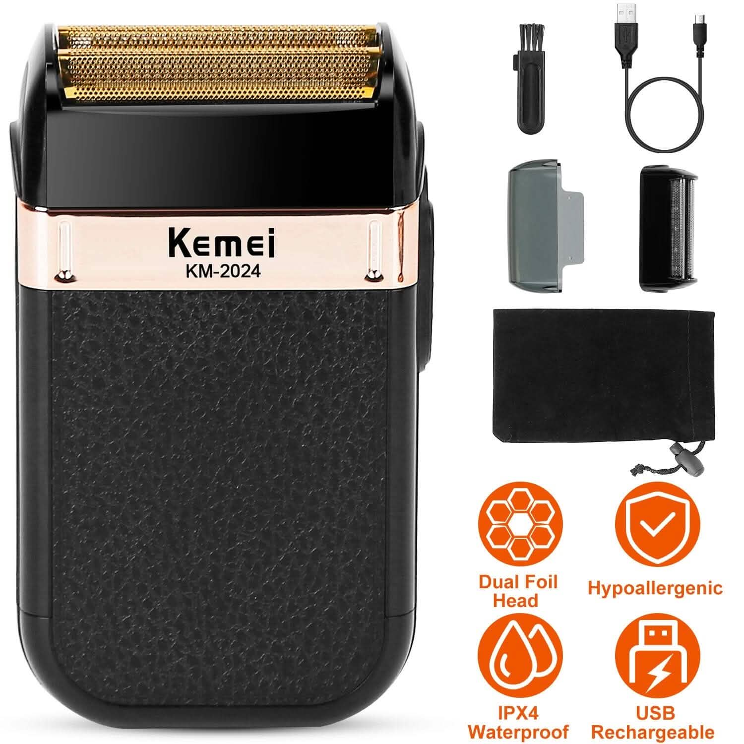 Men Rechargeable Cordless Beard Trimmer Grooming Kit Men's Grooming - Tophatter Daily Deals