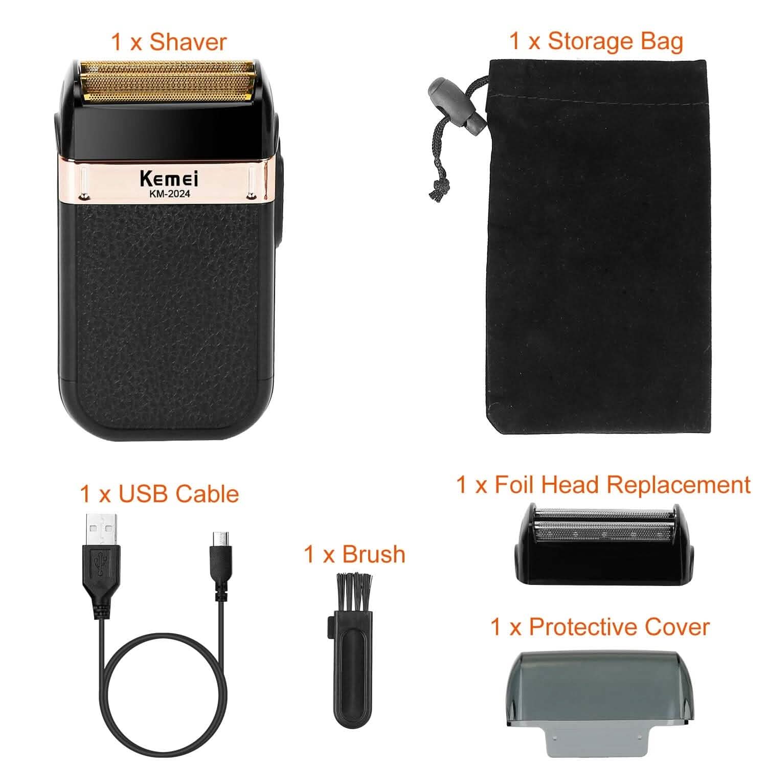 Men Rechargeable Cordless Beard Trimmer Grooming Kit Men's Grooming - Tophatter Daily Deals