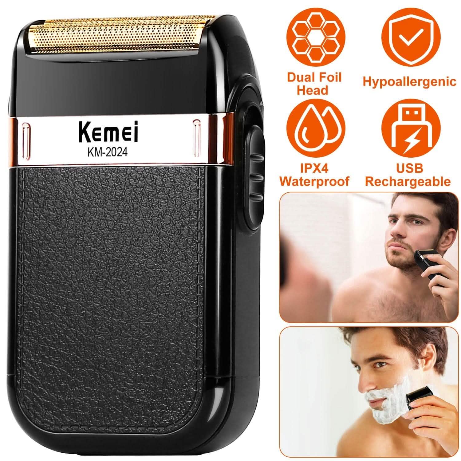 Men Rechargeable Cordless Beard Trimmer Grooming Kit Men's Grooming - Tophatter Daily Deals