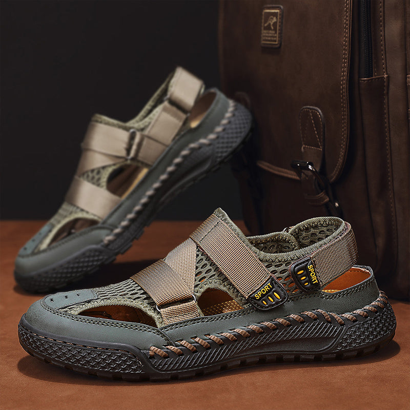 Men Sandals Breathable Hollow Out MEN SANDALS - Tophatter Daily Deals