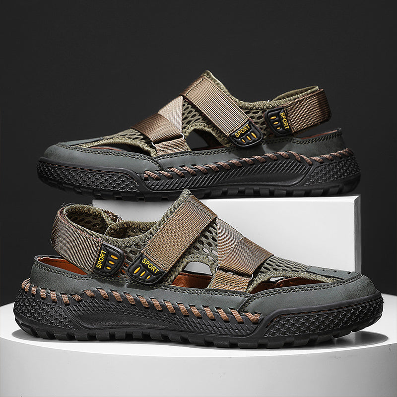 Men Sandals Breathable Hollow Out MEN SANDALS - Tophatter Daily Deals