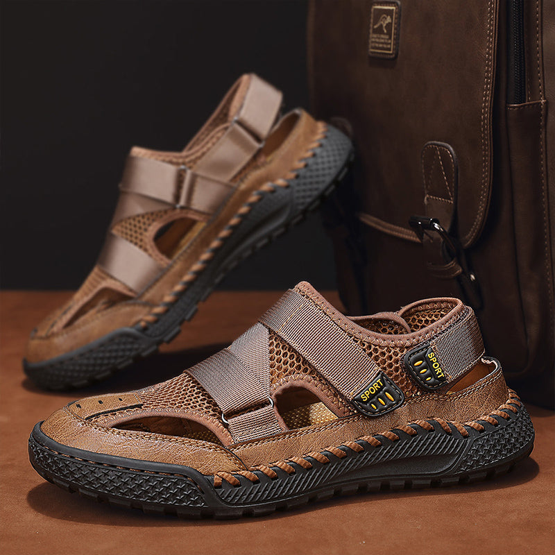 Men Sandals Breathable Hollow Out MEN SANDALS - Tophatter Daily Deals