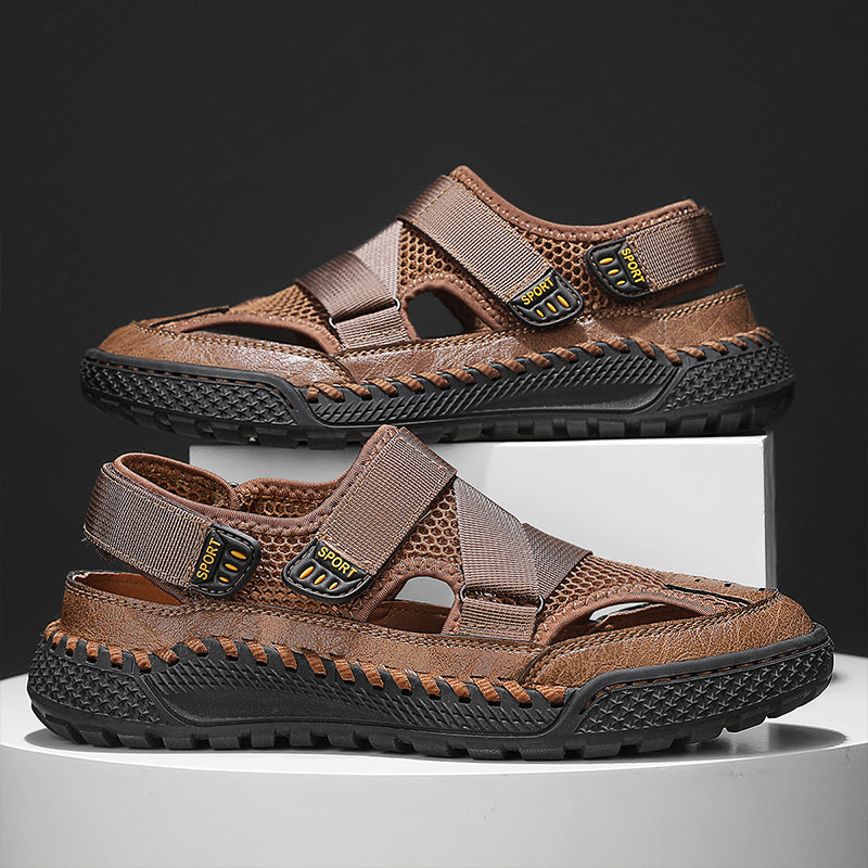 Men Sandals Breathable Hollow Out MEN SANDALS - Tophatter Daily Deals