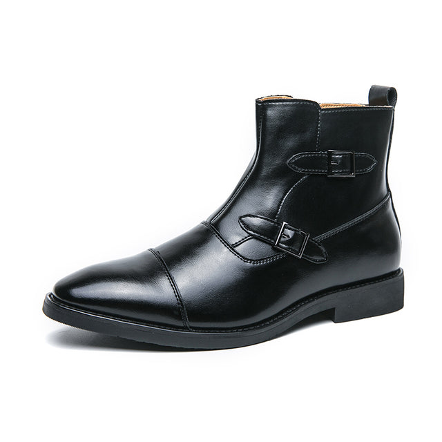 Men Shoes Ankle Boots Black Boots - Tophatter Daily Deals