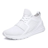 Men Sneakers Fashion Sport Running Shoes White Men's Shoes - Tophatter Daily Deals