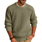 Men Solid Mock Neck Loose knitwear Sweaters Men's Clothing - Tophatter Daily Deals