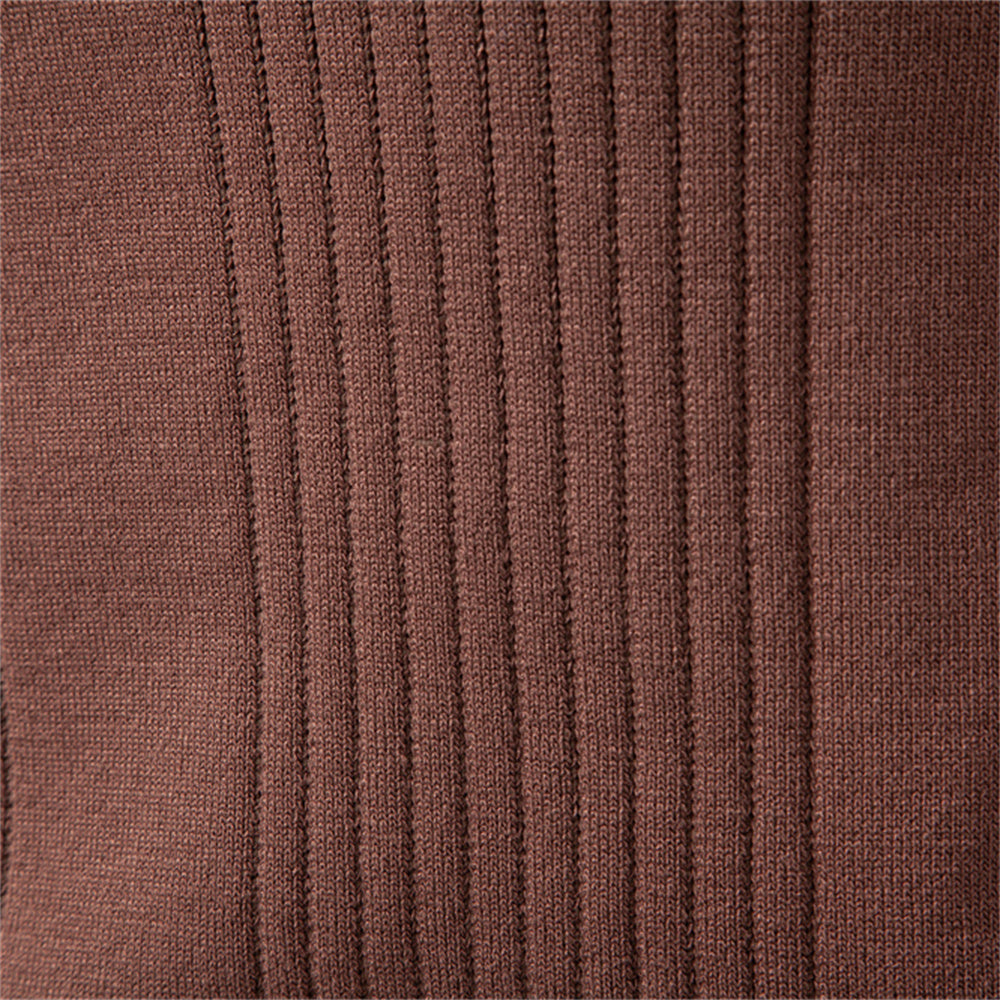 Men Stripe Long Sleeve Winter Business Polo Shirts Men's Clothing - Tophatter Daily Deals