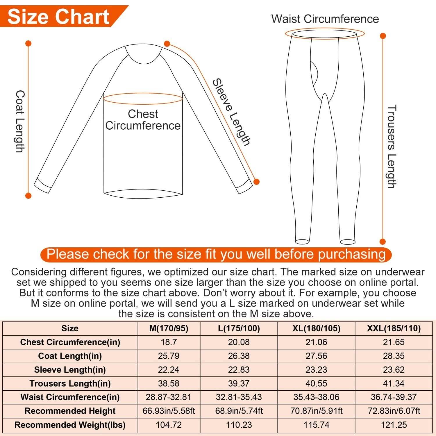 Men Thermal Underwear Set - Long Johns Pants and Long Sleeve Men's Tops - Tophatter Daily Deals