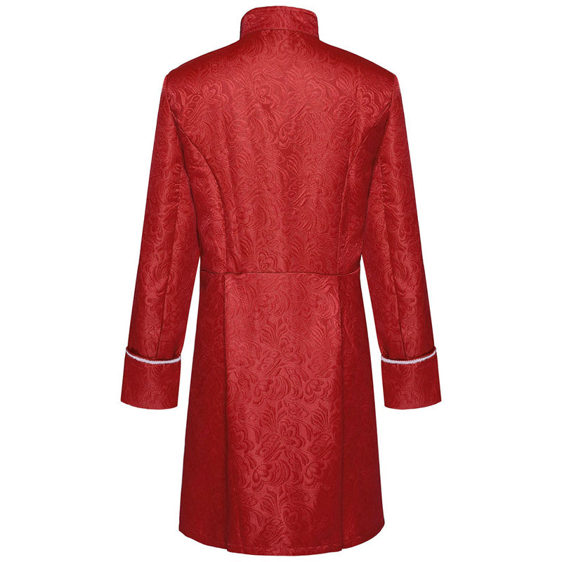 Men Thin Stage Performance Dress Long Jacket Men Blazer - Tophatter Daily Deals