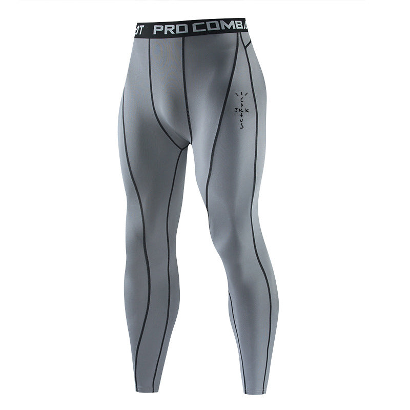 Men Tights Leggings For Running Quick Dry Fit Joggings Leggings - Tophatter Daily Deals