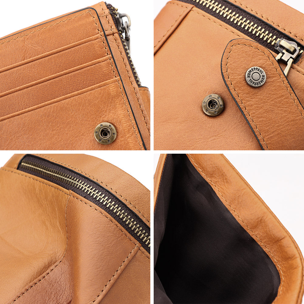 Men Wallet RFID Blocking Credit Card Holder Travel Purse Wallets - Tophatter Daily Deals