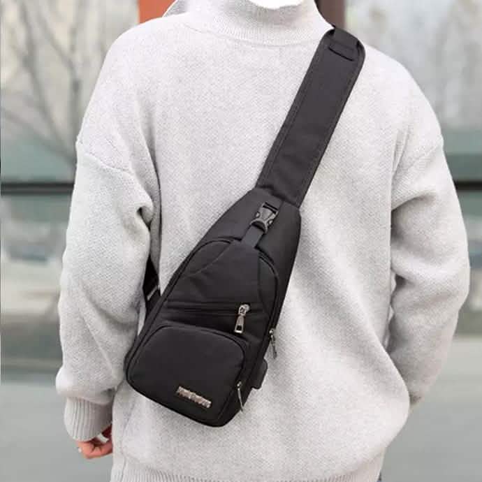 Men Women Crossbody Shoulder Bag with USB Port Handbags & Wallets - Tophatter Daily Deals