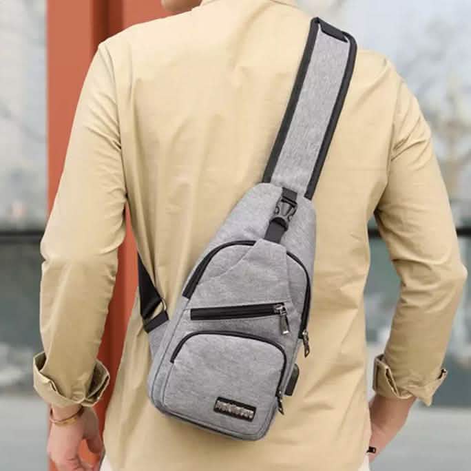 Men Women Crossbody Shoulder Bag with USB Port Handbags & Wallets - Tophatter Daily Deals
