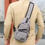 Men Women Crossbody Shoulder Bag with USB Port Handbags & Wallets - Tophatter Daily Deals
