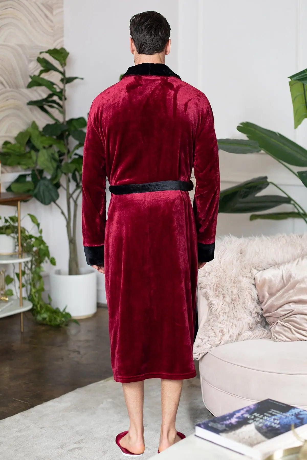Cozy Mens Plush Robes – Built for Comfort, Designed to Last Everything Else - Tophatter Daily Deals