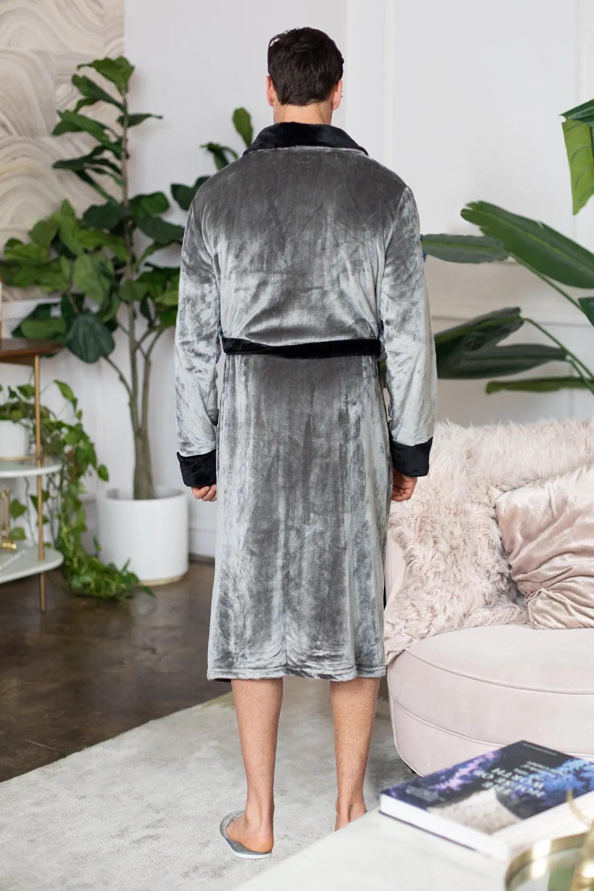 Cozy Mens Plush Robes – Built for Comfort, Designed to Last Everything Else - Tophatter Daily Deals