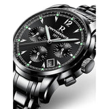 Men's Analog Quartz Watch Black Watches - Tophatter Daily Deals