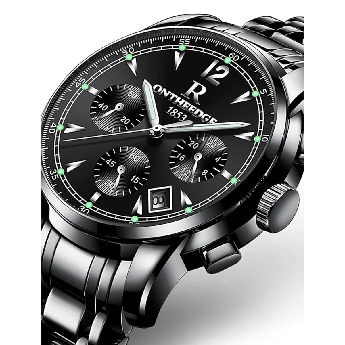 Men's Analog Quartz Watch Black Watches - Tophatter Daily Deals