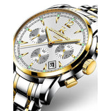 Men's Analog Quartz Watch Gold Silver Watches - Tophatter Daily Deals