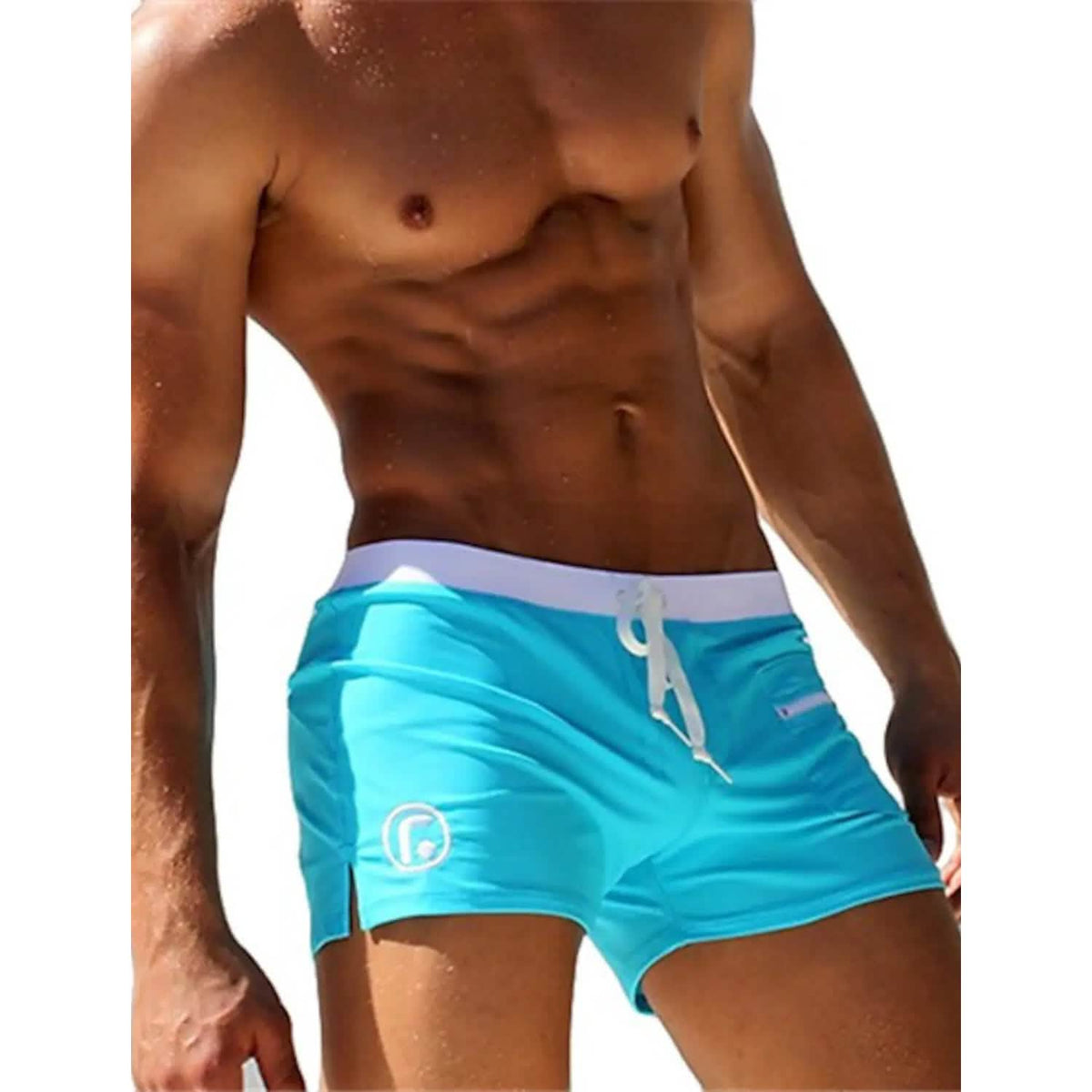 Men's Beach Shorts Swimwear Light Blue Men's Bottoms - Tophatter Daily Deals