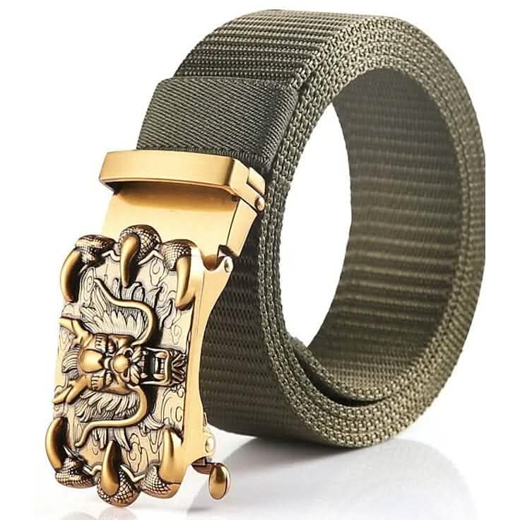 Men's Belt Faux Leather Tactical Belt Army Green Belts & Ties - Tophatter Daily Deals