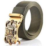 Men's Belt Faux Leather Tactical Belt Army Green Belts & Ties - Tophatter Daily Deals