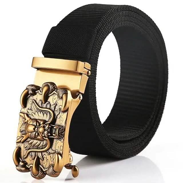 Men's Belt Faux Leather Tactical Belt Black Belts & Ties - Tophatter Daily Deals