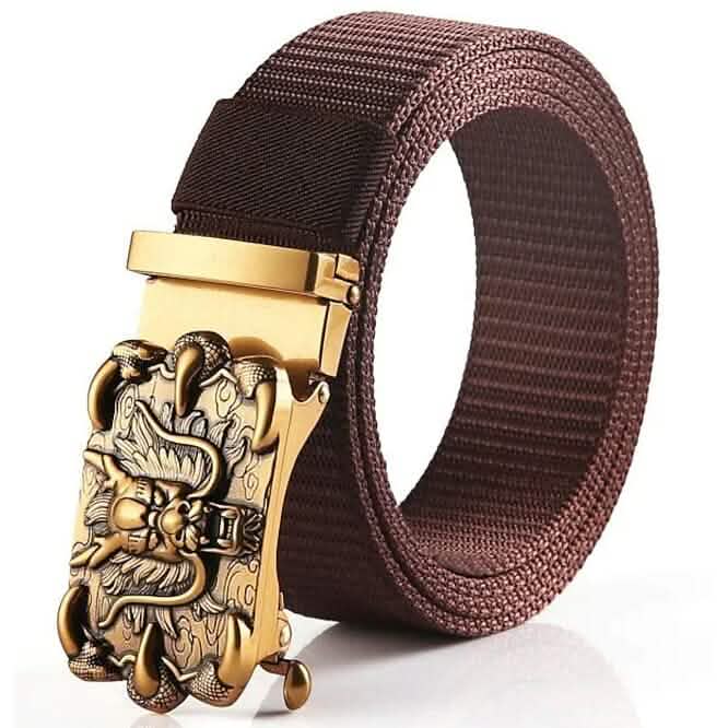 Men's Belt Faux Leather Tactical Belt Brown Belts & Ties - Tophatter Daily Deals