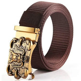 Men's Belt Faux Leather Tactical Belt Brown Belts & Ties - Tophatter Daily Deals