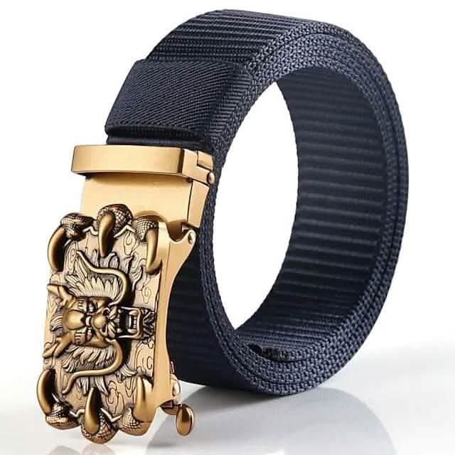Men's Belt Faux Leather Tactical Belt Navy Belts & Ties - Tophatter Daily Deals