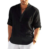Men's Breathable Quick Dry Button Down Shirt T-Shirt Top Black Men's Tops - Tophatter Daily Deals