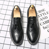 Mens Brown Dress Loafers Men Shoes - Tophatter Daily Deals