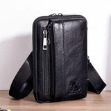 Men's Bum Bag Messenger Bag Fanny Pack Belt Pouch Black Handbags & Wallets - Tophatter Daily Deals